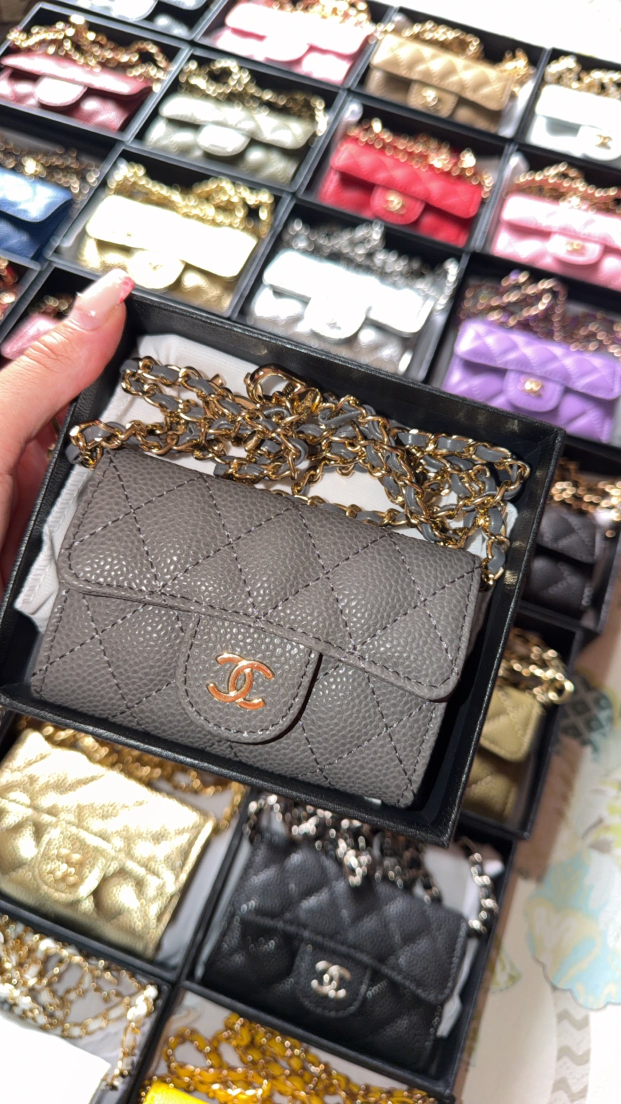 Mini Sac Chacha Gris