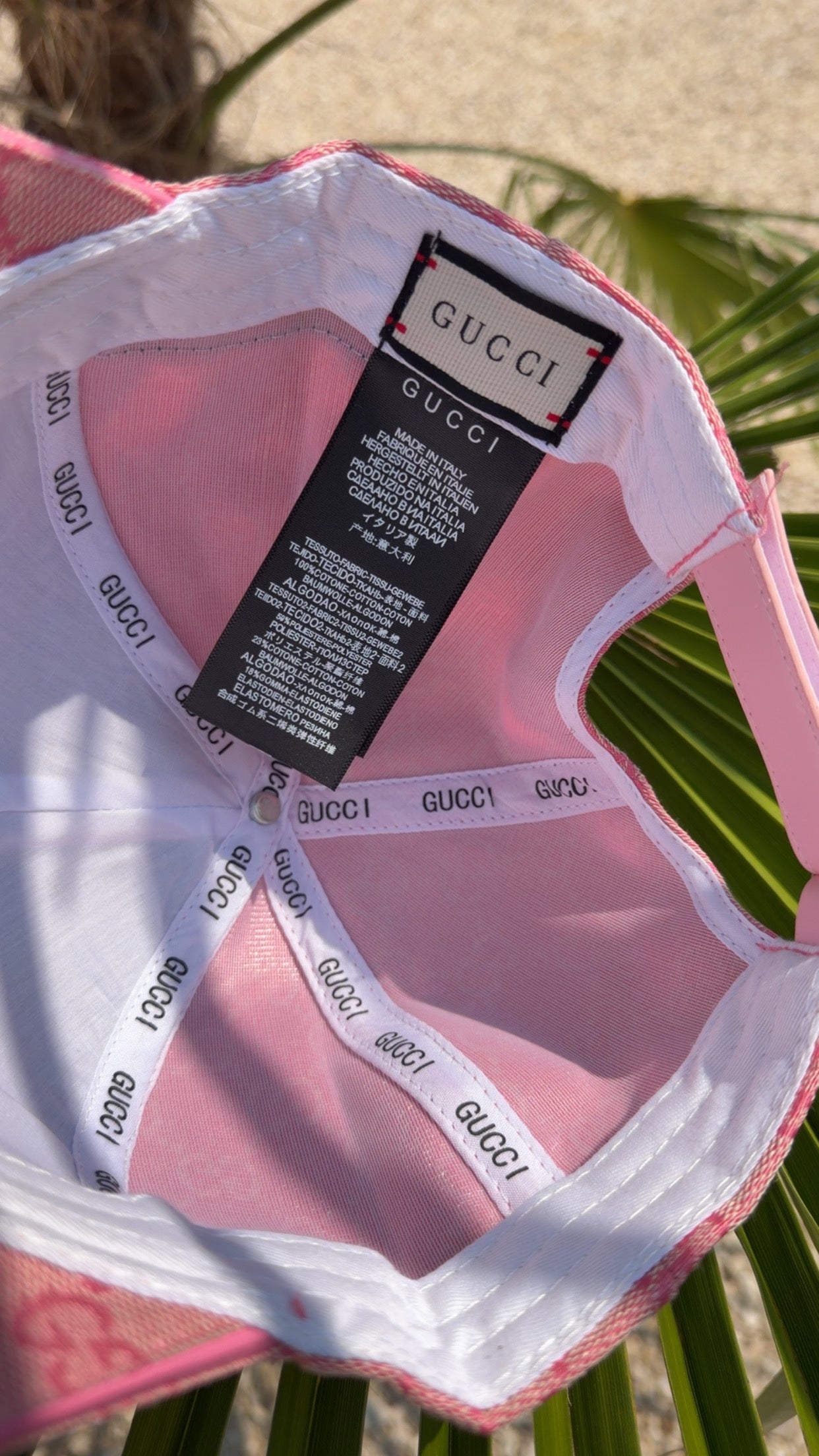 Casquette Gucci Rose