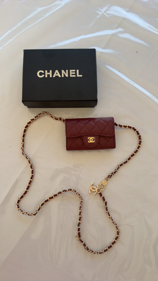 Mini Sac Chacha Rouge Bordeaux