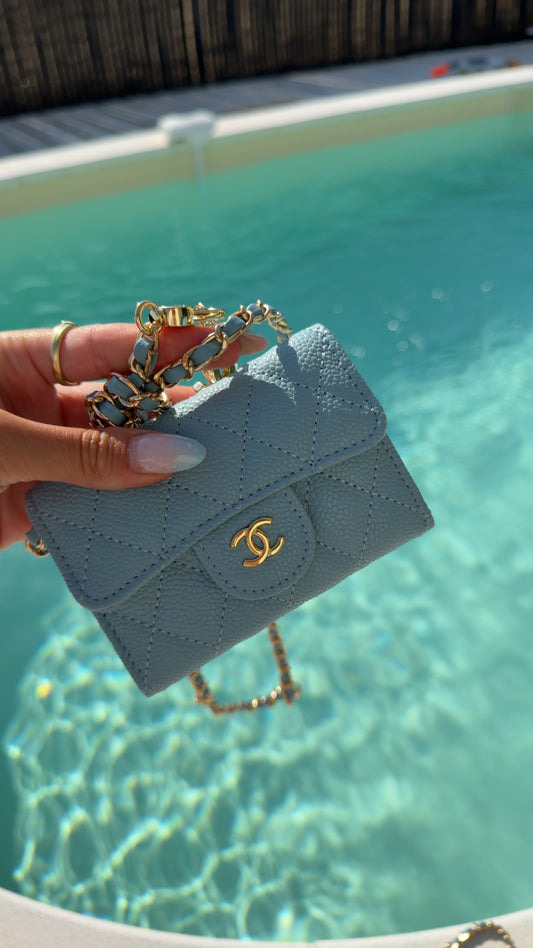 Mini Sac Chacha Bleu Ciel